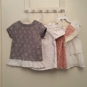 Toddler Girls 4T Summer Top Bundle
